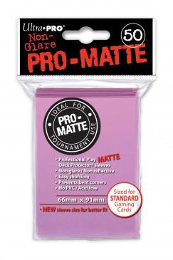 Ultra Pro - Standard - Pro-Matte Pink (50 Sleeves)