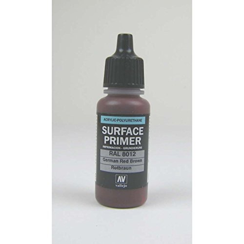 Vallejo Acrylic Polyurethane - German Red Brown Surface Primer 17ml