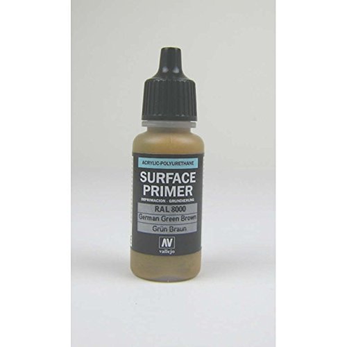 Vallejo Acrylic Polyurethane - German Green Brown Surface Primer 17ml