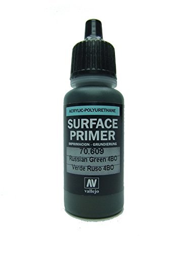 Vallejo Acrylic Polyurethane - Russian Green Surface Primer 17ml