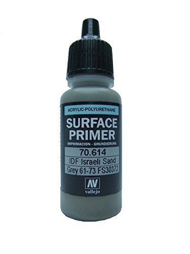 Vallejo Acrylic Polyurethane - Idf Israeli Sand Grey Surface Primer 17ml