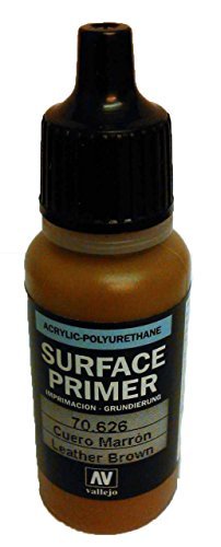 Vallejo Acrylic Polyurethane - Primer Leather Brown Surface Primer 17ml