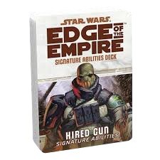 Edge of the Empire Specialization Deck: Hired Gun Signature Abilities