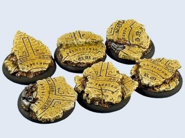 40mm Lipped Round Temple Bases