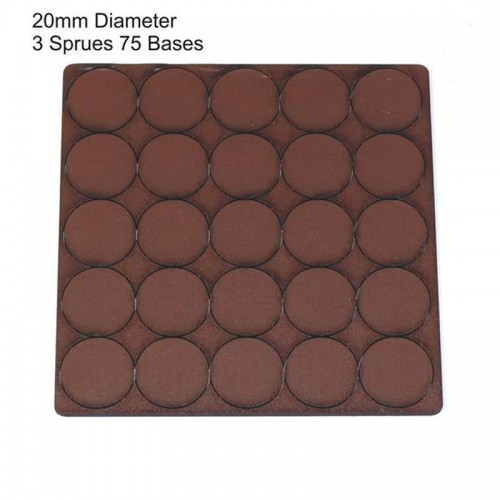 20mm Diameter Brown Bases