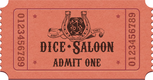 Dice Saloon Day Ticket