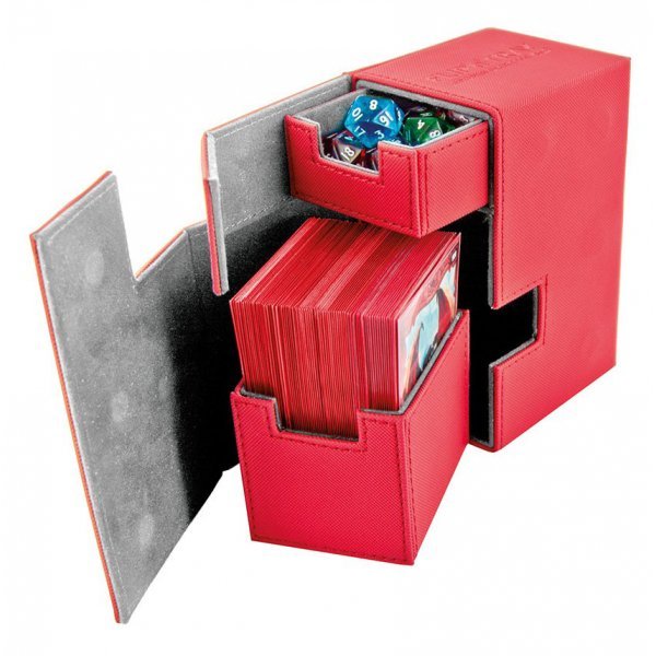 Ultimate Guard Flip'n'Tray Deck Case 80+ Red