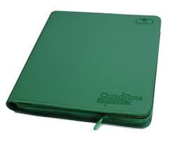 Ultimate Guard Zipfolio 480 - 24-Pocket XenoSkin™ (Quadrow) - Green