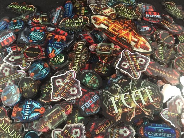 Muse on Minis Coloured Acrylic Faction Tokens - Red Army MK III