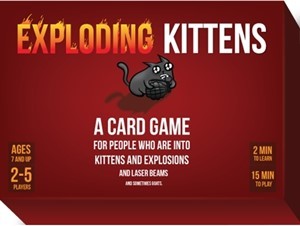 Exploding Kittens Card Game: First Edition (Meow Box)