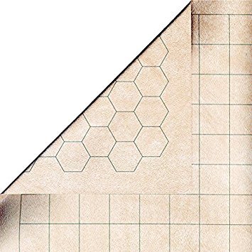 Chessex Roleplay Reversable Battlemat 1" Squares/Hexes