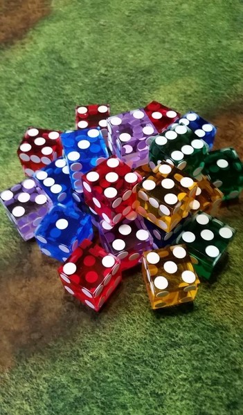 19mm Casino Dice - Yellow