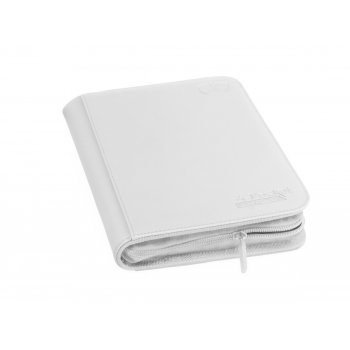 4-Pocket Xenoskin Zipfolio Playset Binder White