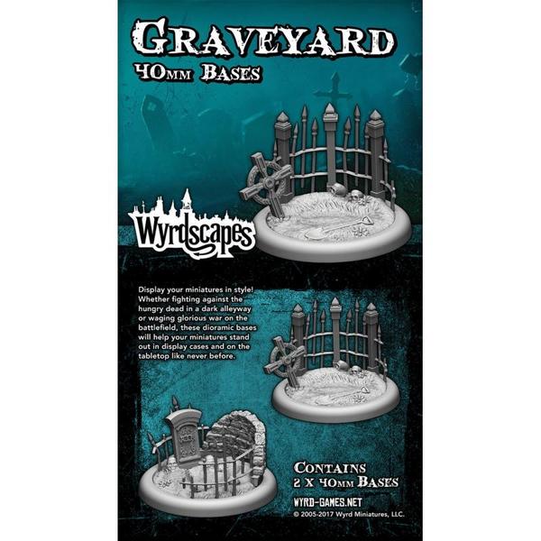 Wyrdscapes Graveyard 40mm Bases