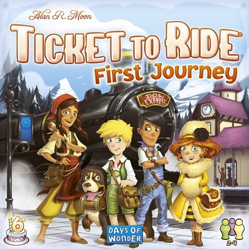 Ticket To Ride Board Game: First Journey Europe