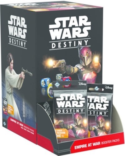 Star Wars Destiny Dice Game: Empire At War Booster Display
