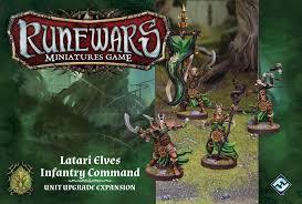 Latari Elves Infantry Command Unit Upgrade Expansion: Runewars Miniatures Game