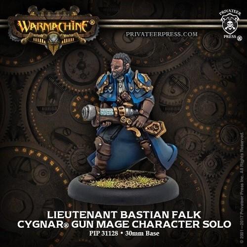 Cygnar Solo Gun Mage Lt. Bastian Falk