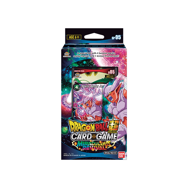 Dragonball Super Card Game: Special Pack Set Miraculous Revival SP05