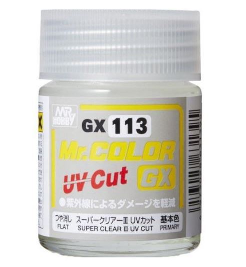 GX-113 Super Clear III UV Cut Matt 18ml
