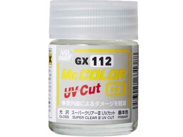 GX-112 Super Clear III UV Cut Gloss 18ml