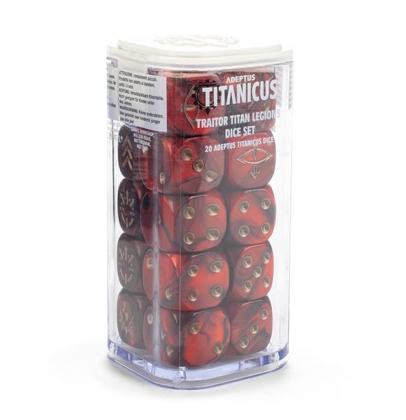 Traitor Titan Legions Dice Set