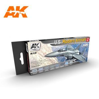 AK Interactive U.S Modern Aircraft Paint set 2