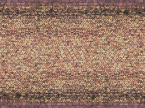 3D Cardboard Sheet: Yellow Brick