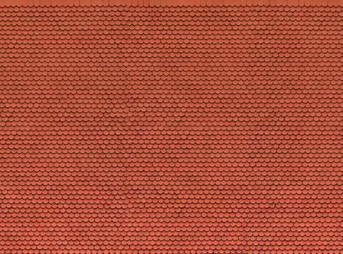 Noch 56690 Plain Red Tile 3D Cardboard Sheet 25x12.5cm