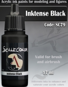Scale Color: Inktense Black