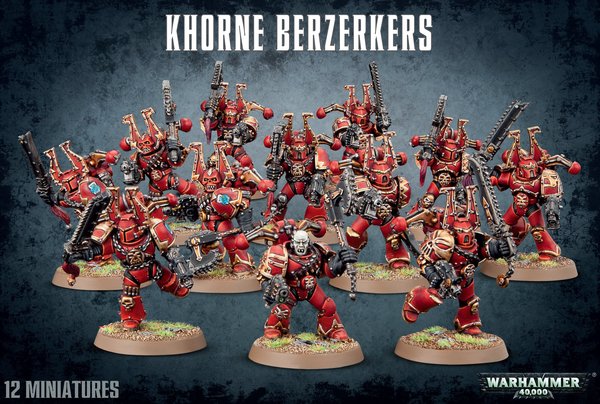 [OOP] Chaos Space Marines: Khorne Berserkers 