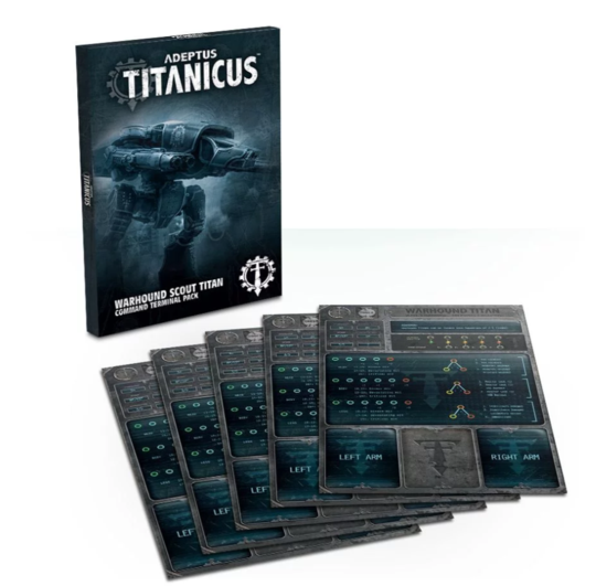 Adeptus Titanicus Warhound Scout Titan Command Terminal Pack