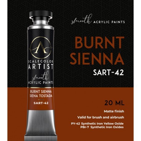 Burnt Sienna 20ml Tube - Scale Artist