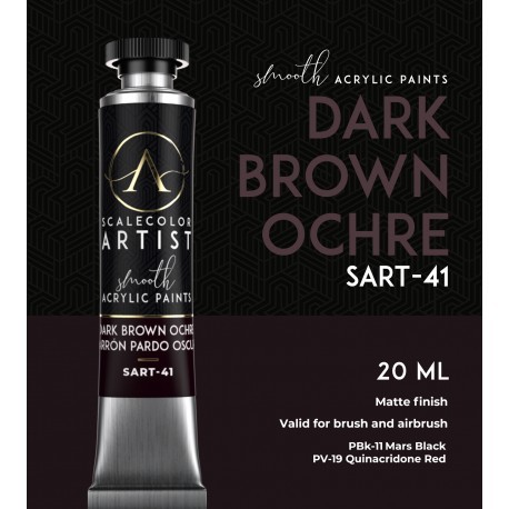 Dark Brown Ochre 20ml Tube - Scale Artist