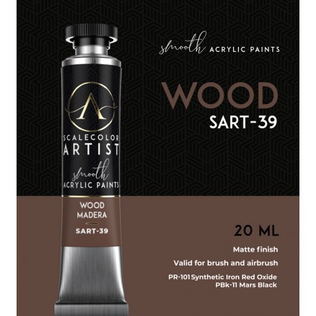 Wood 20ml Tube - Scale Artist