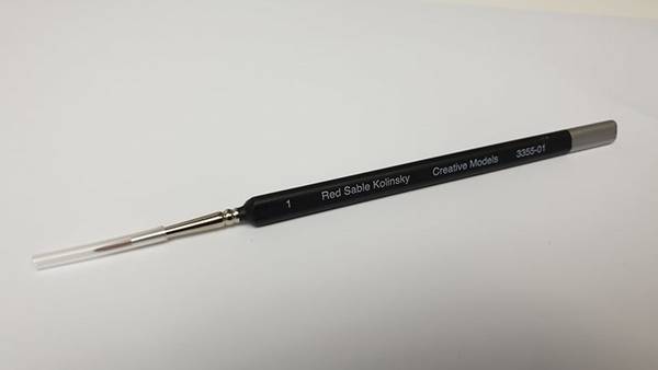 Kolinsky Sabre Triangular brush Size 01