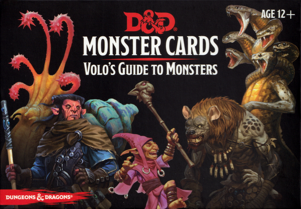 Monster Cards: Volo's Guide to Monsters (D&D 5e)