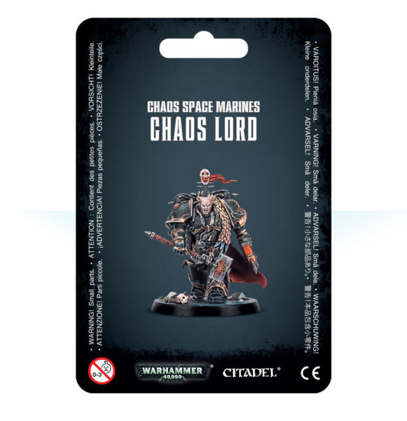 Chaos Space Marines: Chaos Lord (Warhammer Quest: Blackstone Fortress Sculpt)