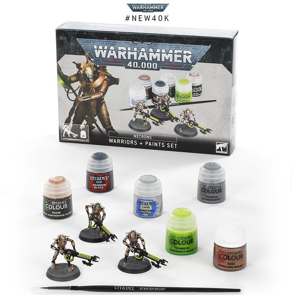 Warhammer 40,000: Necron Warriors & Paints set