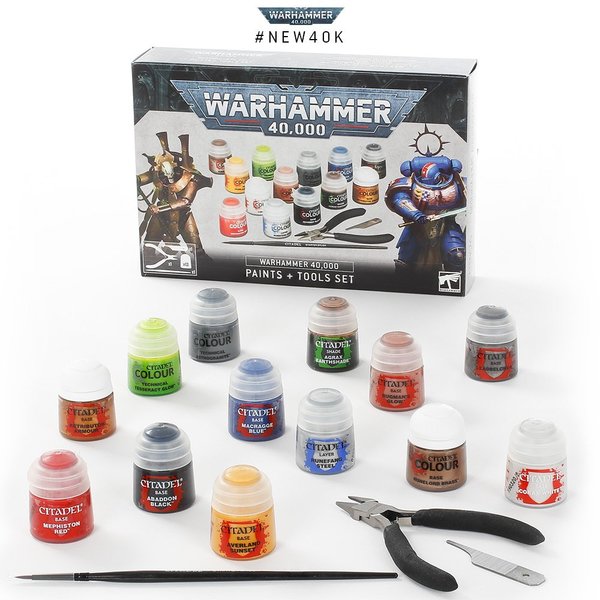 Warhammer 40,000: Paints & Tools set
