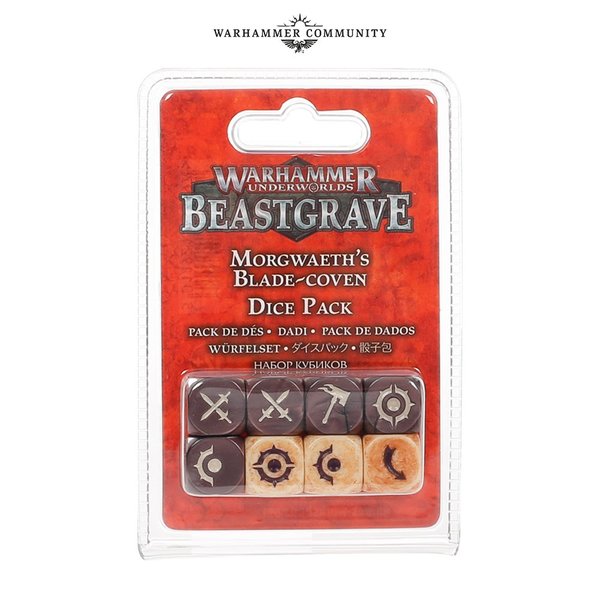 Warhammer Underworlds: Morgweath's Blade-Covern Dice Set