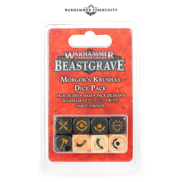 Warhammer Underworlds: Morgok's Krushas Dice Set