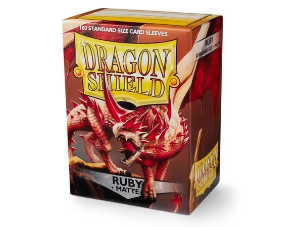 Dragon Shield Ruby Matte (100)