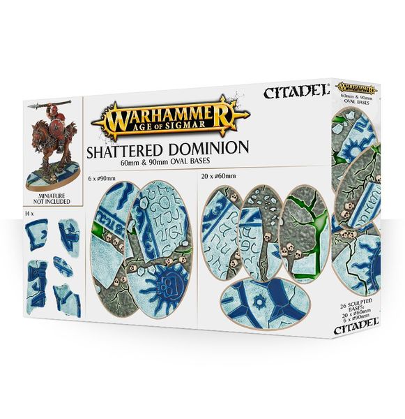 Age of Sigmar: Shattered Dominion 60 & 90mm Oval Bases