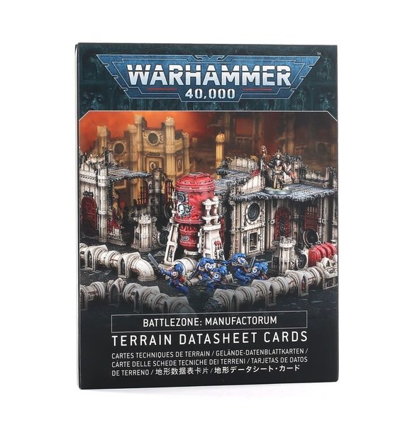 Warhammer 40,000: Battlezone Manufactorum – Terrain Datasheet Cards
