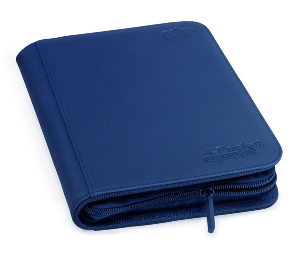 Ultimate Guard Zipfolio 160 - 8-Pocket XenoSkin™ - Blue