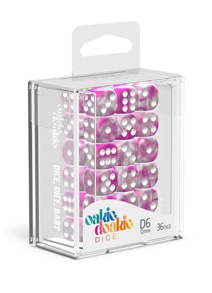 Oakie Doakie Dice D6 Dice 12 mm Gemidice - Magnolia