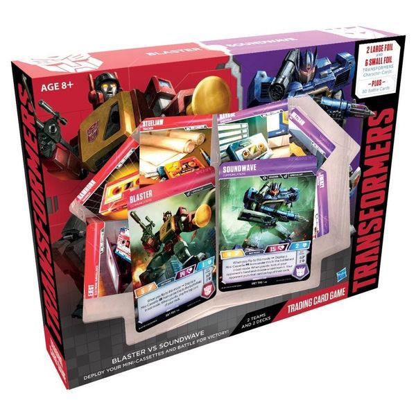 Transformers Trading Card Game: Blaster vs. Soundwave 35th Anniversary Edition Set