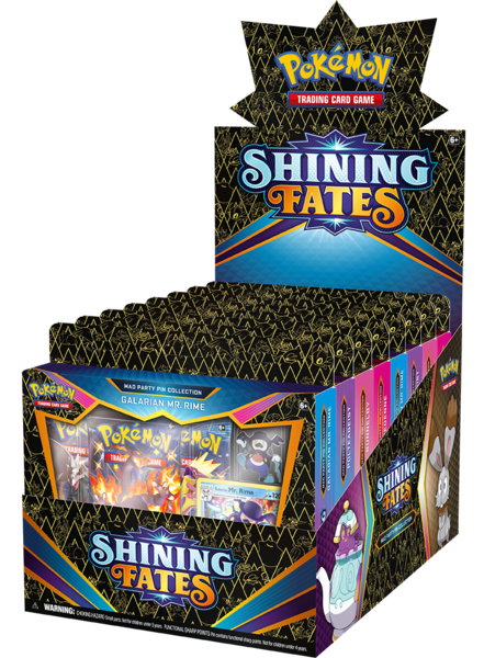 Pokemon TCG: Shining Fates Mad Party Pin Collection