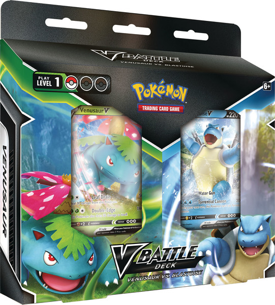 Pokémon TCG: Blastoise V & Venusaur V Battle Deck Bundle